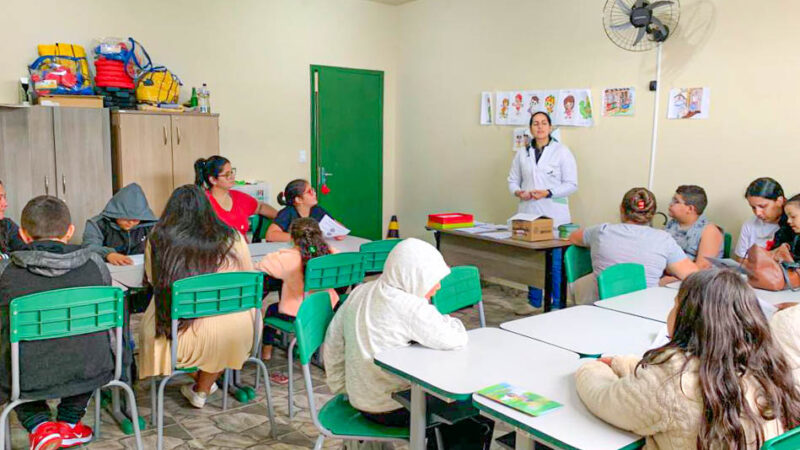 Jaguariaíva realiza trabalho de educação nutricional nas escolas