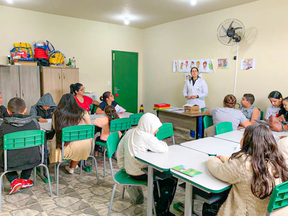 Jaguariaíva realiza trabalho de educação nutricional nas escolas