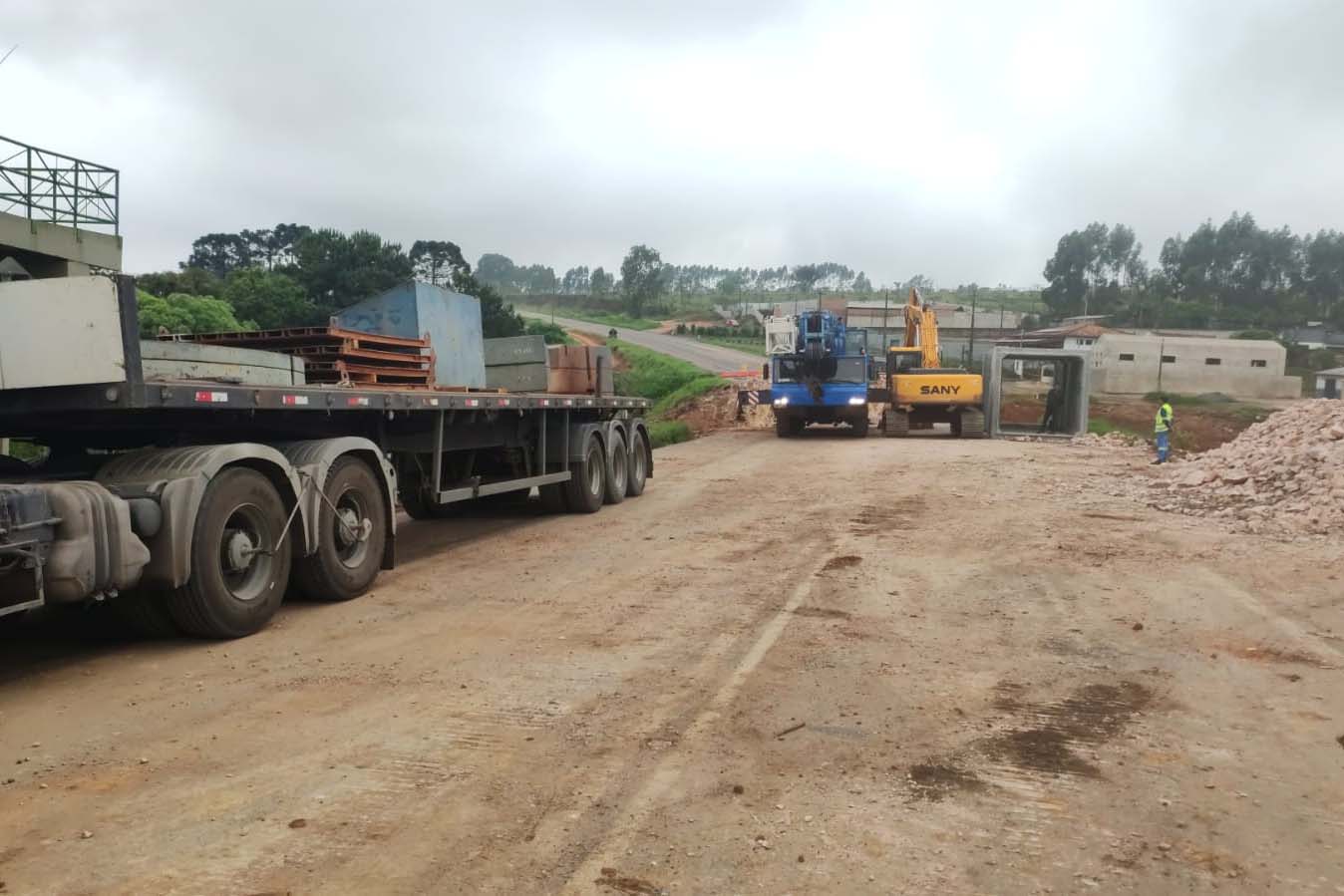 Recuperação emergencial de rodovia em Jaguariaíva entra em nova etapa