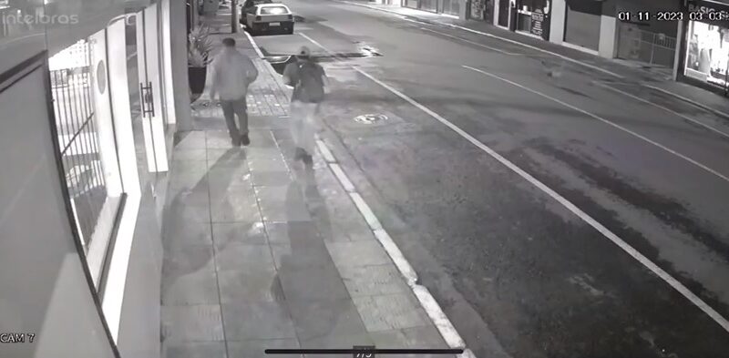 (Assista ao vídeo) Câmera flagra furto de carro em cidade da região