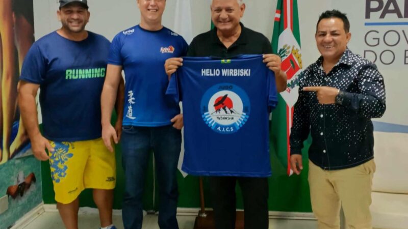 Sensei de Castro se reúne com secretário de Esportes do Paraná