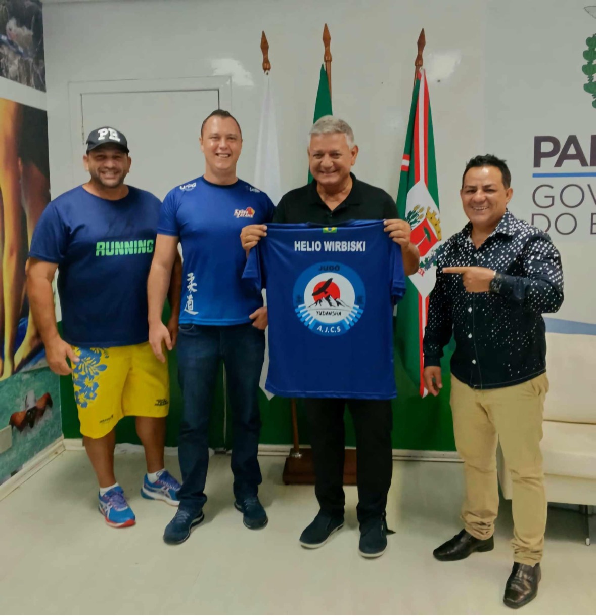 Sensei de Castro se reúne com secretário de Esportes do Paraná