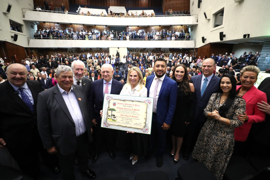 Cida Borghetti é Cidadã Honorária do Estado do Paraná