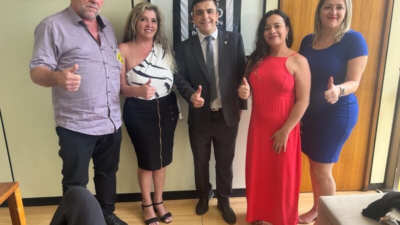 Prefeito de Tibagi se reúne com deputado federal Aliel Machado