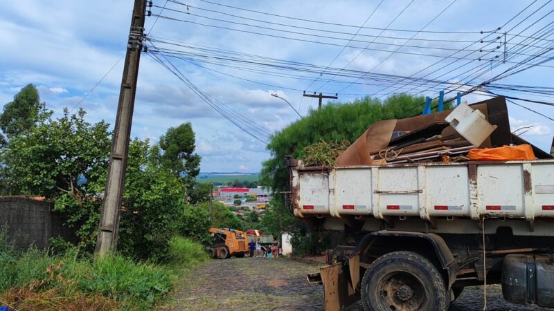 Meio Ambiente de Tibagi programa ações de limpeza em todos os bairros