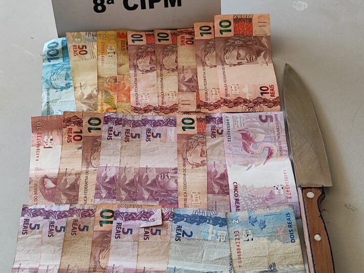Homem com seis mandados em aberto por roubo é preso pela PM após subtrair R$ 500 de farmácia