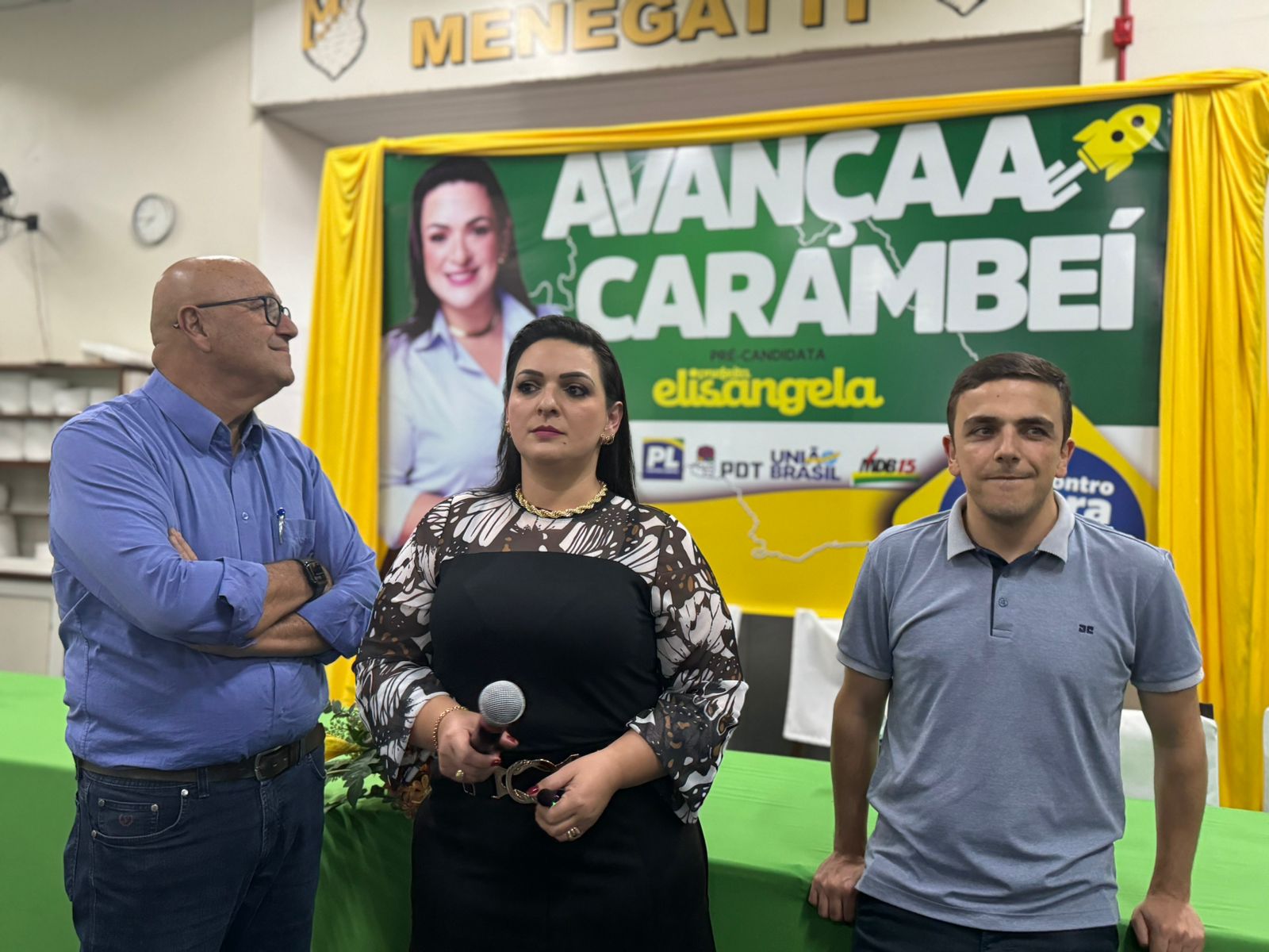 Lideranças marcam presença no lançamento de pré-campanha de Elisangela a reeleição