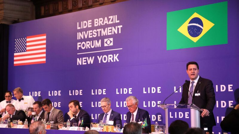Governador destaca vocações do Paraná em fórum com investidores em Nova York