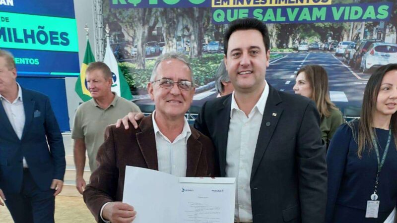 Jaguariaíva recebe mais de R$ 1,5 milhão para melhorias na sinalização viária